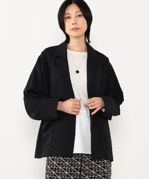 ショート丈トッパー風ジャケット