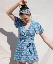 BONIDEE（ボニデ）の「カバーアップラップ水着セットモーニンググローリー（水着）」