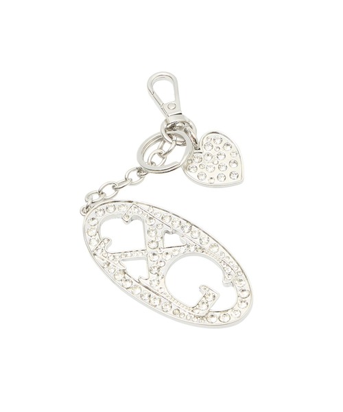 X-girl(エックスガール)の「XG RHINESTONE KEYRING(キーホルダー・レディース・シルバー/ブラック・ONE SIZE)」の6枚目の写真