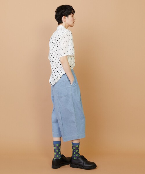 FRAPBOIS(フラボア)の「モイストデニム ハーフパンツ(その他パンツ・レディース・ブルー/ネイビー・2/1)」の19枚目の写真