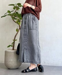 デニムカーゴスカート
