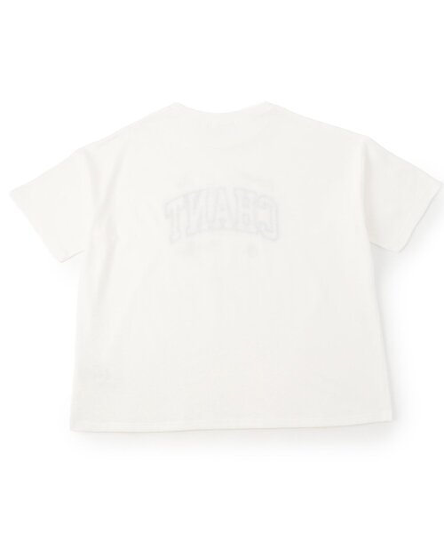 algy(アルジー)の「サテンアップリケロゴBIG半袖Tシャツ(Tシャツ/カットソー・キッズ・オフホワイト/サックスブルー/ピンク・160/150/140/130)」の9枚目の写真