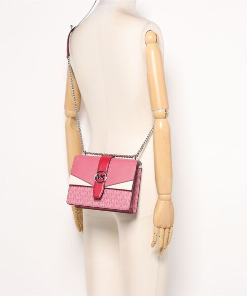 MICHAEL KORS(マイケルコース)の「SM FLAP XBODY(ショルダーバッグ・レディース・ピンク系その他・FREE)」の2枚目の写真