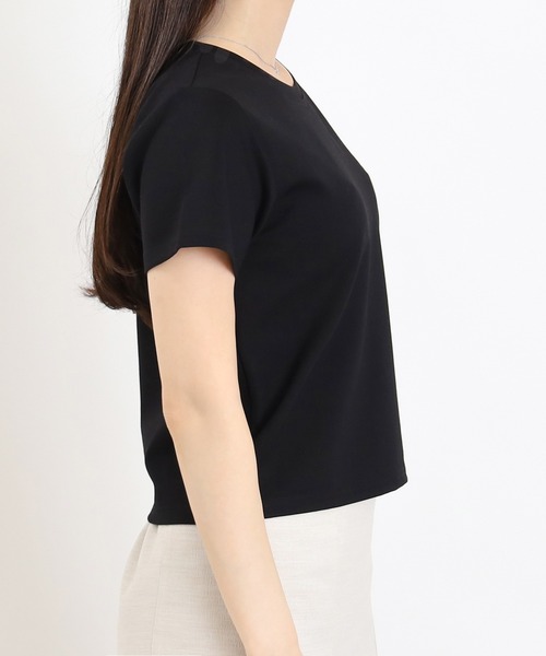 ASTORIA ODIER(アストリアオディール)の「ロゴ刺繍Tシャツ(Tシャツ/カットソー・レディース・ブラック/ホワイト・MEDIUM)」の14枚目の写真