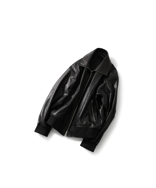 HORLISUN（ホーリーサン）の「Capital Leather Zip up Jacket Black（ライダースジャケット・レディース・その他・MEDIUM）」の4枚目の写真