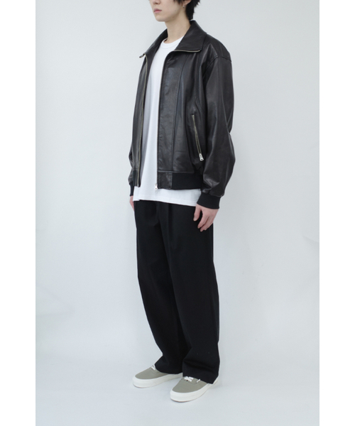 HORLISUN（ホーリーサン）の「Capital Leather Zip up Jacket Black（ライダースジャケット・レディース・その他・MEDIUM）」の8枚目の写真