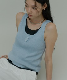 Bi-color Layered Tank Top / バイカラーレイヤードタンクトップ