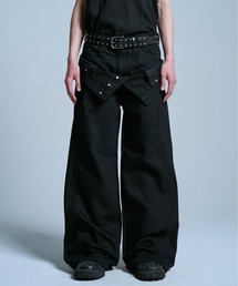 Camphor wood（カンファーウッド）の「DOUBLE WAIST SLUB RIGID DENIM / ダブルウエストスラブリジットバギーデニム（デニムパンツ）」