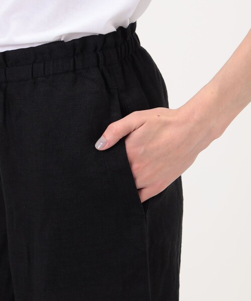 JAMES PERSE（ジェームスパース）の「リネンパンツ WLSL1040（その他パンツ・レディース・ブラック/ライトベージュ/ホワイト・0/1）」の10枚目の写真