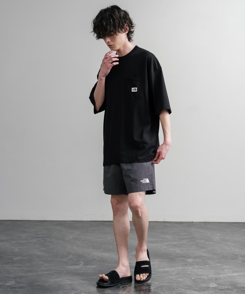 THE NORTH FACE(ザノースフェイス)の「日本未展開モデル THE NORTH FACE ザ・ノースフェイス WHITE LABEL ホワイトレーベル POCKET S/S R/TEE オーバーサイズ胸ポケット付き半袖Tシャツ(Tシャツ/カットソー・メンズ・ホワイト/ブラック/グレイッシュブルー・XXL/XL/M/L)」の19枚目の写真