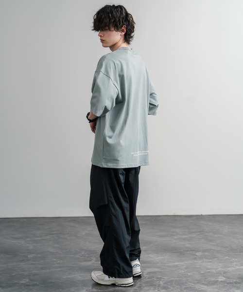 THE NORTH FACE(ザノースフェイス)の「日本未展開モデル THE NORTH FACE ザ・ノースフェイス WHITE LABEL ホワイトレーベル POCKET S/S R/TEE オーバーサイズ胸ポケット付き半袖Tシャツ(Tシャツ/カットソー・メンズ・ホワイト/ブラック/グレイッシュブルー・XXL/XL/M/L)」の14枚目の写真