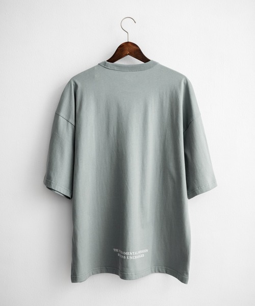 THE NORTH FACE(ザノースフェイス)の「日本未展開モデル THE NORTH FACE ザ・ノースフェイス WHITE LABEL ホワイトレーベル POCKET S/S R/TEE オーバーサイズ胸ポケット付き半袖Tシャツ(Tシャツ/カットソー・メンズ・ホワイト/ブラック/グレイッシュブルー・XXL/XL/M/L)」の6枚目の写真