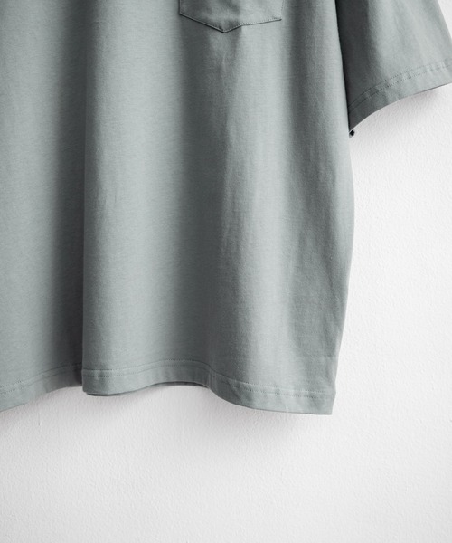 THE NORTH FACE(ザノースフェイス)の「日本未展開モデル THE NORTH FACE ザ・ノースフェイス WHITE LABEL ホワイトレーベル POCKET S/S R/TEE オーバーサイズ胸ポケット付き半袖Tシャツ(Tシャツ/カットソー・メンズ・ホワイト/ブラック/グレイッシュブルー・XXL/XL/M/L)」の9枚目の写真