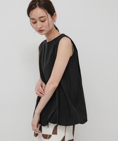 SENSE OF PLACE by URBAN RESEARCH(センスオブプレイスバイアーバンリサーチ)の「ショルダータックバルーンブラウス(シャツ/ブラウス・レディース・ブラック/オフホワイト/ブラウン・ONE)」の12枚目の写真