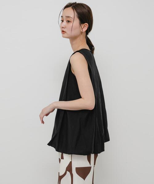 SENSE OF PLACE by URBAN RESEARCH(センスオブプレイスバイアーバンリサーチ)の「ショルダータックバルーンブラウス(シャツ/ブラウス・レディース・ブラック/オフホワイト/ブラウン・ONE)」の14枚目の写真