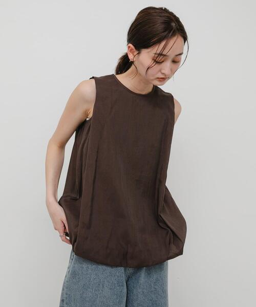 SENSE OF PLACE by URBAN RESEARCH(センスオブプレイスバイアーバンリサーチ)の「ショルダータックバルーンブラウス(シャツ/ブラウス・レディース・ブラック/オフホワイト/ブラウン・ONE)」の20枚目の写真