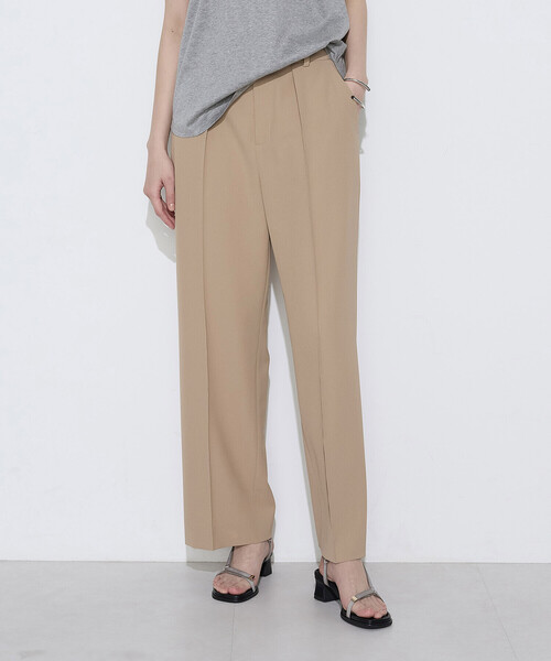 COMME CA(コムサ)の「2WAYストレッチツイルストレートパンツ(その他パンツ・レディース・ライトグレー/キャメル/チャコール・11号/7号/9号)」の3枚目の写真