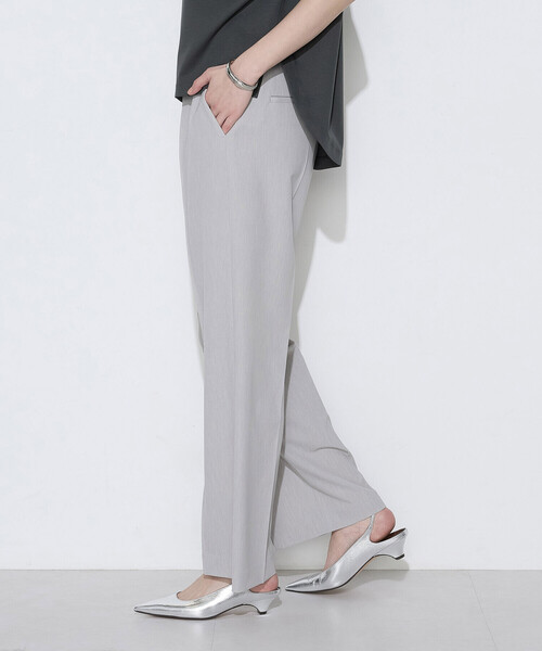 COMME CA(コムサ)の「2WAYストレッチツイルストレートパンツ(その他パンツ・レディース・ライトグレー/キャメル/チャコール・11号/7号/9号)」の8枚目の写真