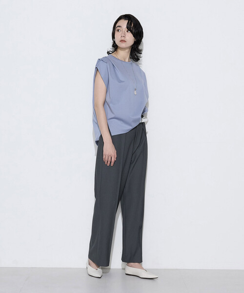 COMME CA(コムサ)の「2WAYストレッチツイルストレートパンツ(その他パンツ・レディース・ライトグレー/キャメル/チャコール・11号/7号/9号)」の11枚目の写真