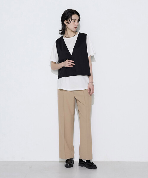 COMME CA(コムサ)の「2WAYストレッチツイルストレートパンツ(その他パンツ・レディース・ライトグレー/キャメル/チャコール・11号/7号/9号)」の17枚目の写真