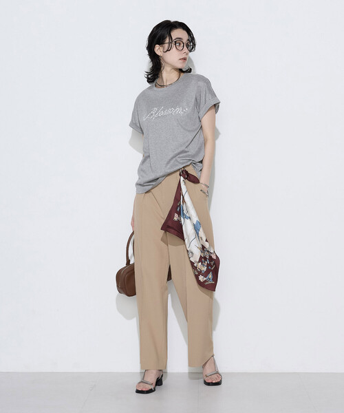 COMME CA(コムサ)の「2WAYストレッチツイルストレートパンツ(その他パンツ・レディース・ライトグレー/キャメル/チャコール・11号/7号/9号)」の19枚目の写真