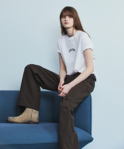 NOHANT（ノアン）の「LINEN PINTUCK PANTS BROWN（その他パンツ・メンズ・ダークブラウン・SMALL/MEDIUM/LARGE）」の8枚目の写真