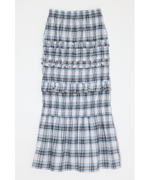 MOUSSY(マウジー)の「【セットアップ対応】PLAID GATHER マキシスカート(スカート・レディース・ベージュ系その他/ブラック/ホワイト系その他・1/2)」の15枚目の写真