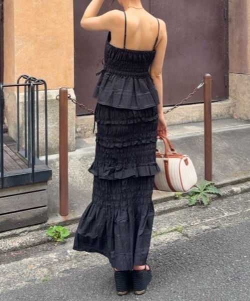 MOUSSY(マウジー)の「【セットアップ対応】PLAID GATHER マキシスカート(スカート・レディース・ベージュ系その他/ブラック/ホワイト系その他・1/2)」の18枚目の写真