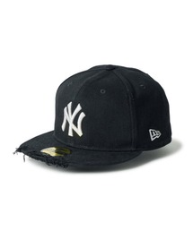 Kinetics（キネティクス）の「NEW ERA NEW YORK YANKEES DAMAGED 59FIFTY（ニューエラ ダメージド フィフティナインフィフティ）（キャップ）」