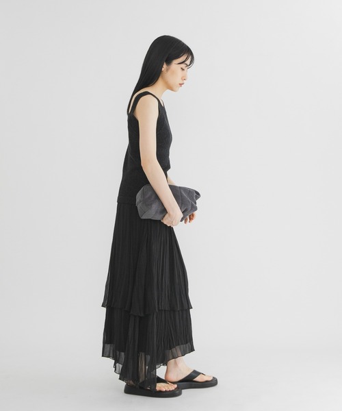 KBF（ケイビーエフ）の「パイルミニBAG（ハンドバッグ・レディース・チャコールグレー/ピンク・ONE）」の7枚目の写真