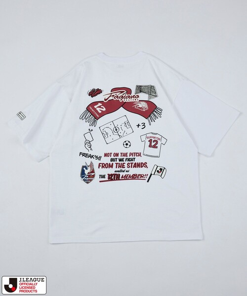 FREAK'S STORE(フリークスストア)の「J.LEAGUE × FREAK’S STORE 別注SUPPORTERS SHORT SLEEVE TEE 【ファジアーノ岡山】/ Jリーグ 別注 Tシャツ(Tシャツ/カットソー・メンズ・ホワイト/チャコールグレー・X-LARGE/LARGE/MEDIUM/SMALL)」の15枚目の写真