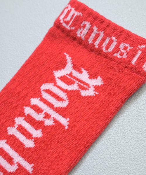 MARKEY'S(マーキーズ)の「【BOKU HA TANOSII】別注 オールドイングリッシュソックス/baby(13-15cm)(ソックス/靴下・キッズ・ホワイト/ブラック/レッド/オフホワイト・13-15cm)」の8枚目の写真