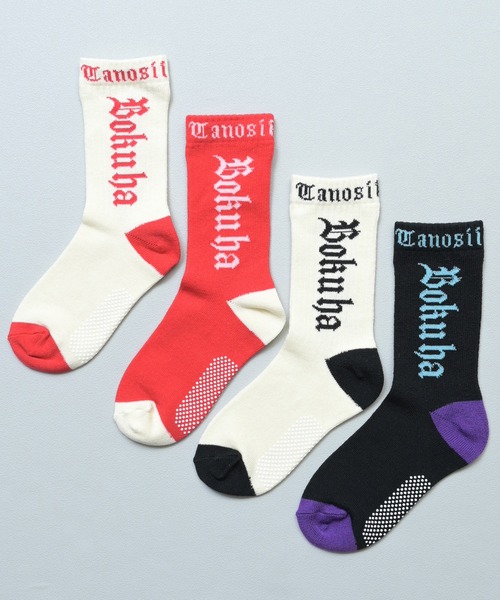 MARKEY'S(マーキーズ)の「【BOKU HA TANOSII】別注 オールドイングリッシュソックス/baby(13-15cm)(ソックス/靴下・キッズ・ホワイト/ブラック/レッド/オフホワイト・13-15cm)」の5枚目の写真