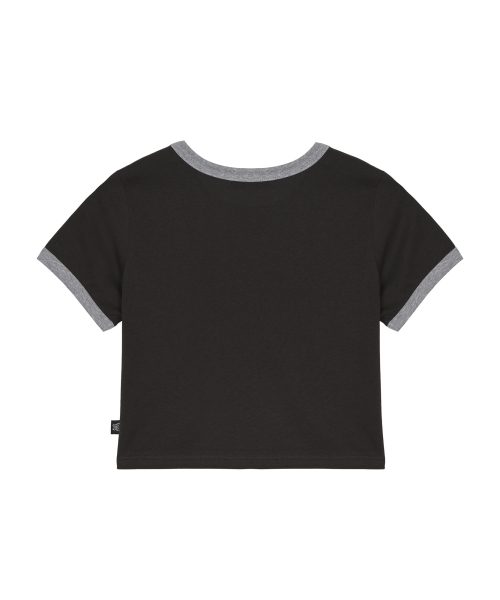 NICK&NICOLE（ニックアンドニコール）の「BUTTERFLY RINGER CROP TOP_CHARCOAL（Tシャツ/カットソー・レディース・その他・FREE）」の5枚目の写真