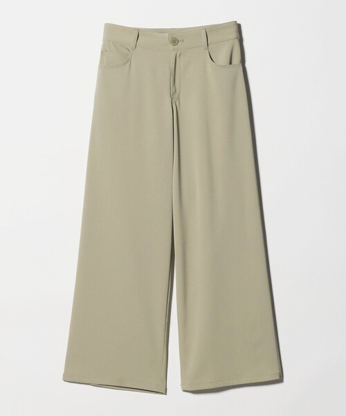 H BEAUTY&YOUTH UNITED ARROWS(エイチビューティーアンドユースユナイテッドアローズ)の「<H>ポリエステルツイル 5P ローウエストパンツ(その他パンツ・レディース・ナチュラル/ブラック・S/M)」の6枚目の写真