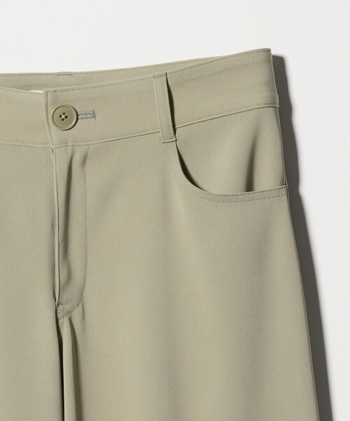 H BEAUTY&YOUTH UNITED ARROWS(エイチビューティーアンドユースユナイテッドアローズ)の「<H>ポリエステルツイル 5P ローウエストパンツ(その他パンツ・レディース・ナチュラル/ブラック・S/M)」の8枚目の写真