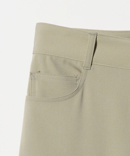 H BEAUTY&YOUTH UNITED ARROWS(エイチビューティーアンドユースユナイテッドアローズ)の「<H>ポリエステルツイル 5P ローウエストパンツ(その他パンツ・レディース・ナチュラル/ブラック・S/M)」の9枚目の写真