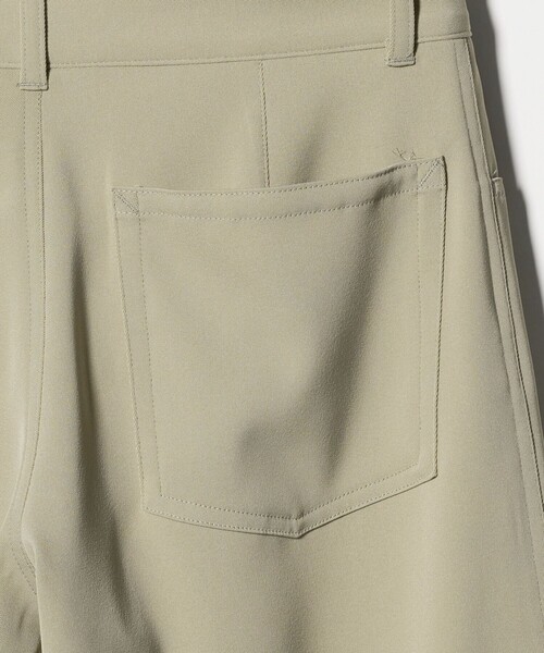 H BEAUTY&YOUTH UNITED ARROWS(エイチビューティーアンドユースユナイテッドアローズ)の「<H>ポリエステルツイル 5P ローウエストパンツ(その他パンツ・レディース・ナチュラル/ブラック・S/M)」の10枚目の写真