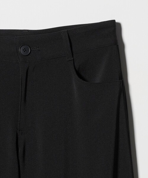 H BEAUTY&YOUTH UNITED ARROWS(エイチビューティーアンドユースユナイテッドアローズ)の「<H>ポリエステルツイル 5P ローウエストパンツ(その他パンツ・レディース・ナチュラル/ブラック・S/M)」の15枚目の写真