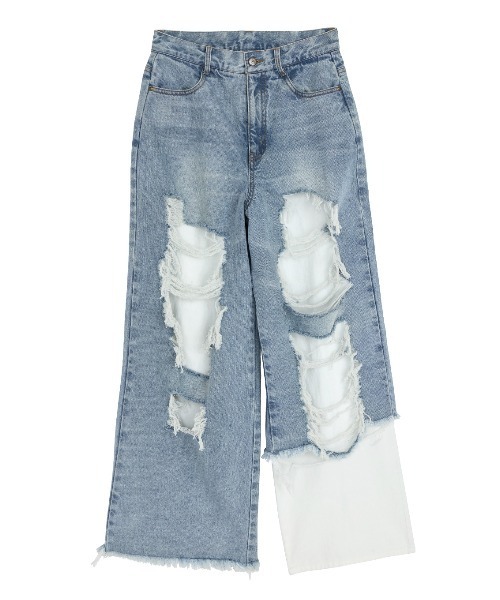 ELCHELE(エルチェレ)の「BOROBORO E69 DENIM(デニムパンツ・レディース・ブルー・25inch/24inch/26inch)」の18枚目の写真