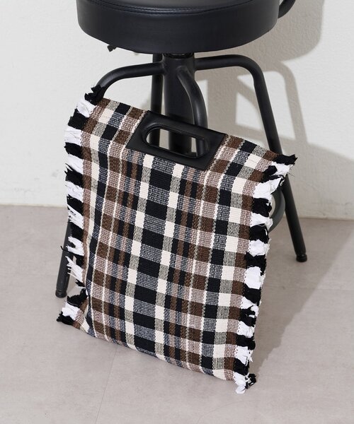 Whim Gazette（ウィムガゼット）の「【Hoaw.】Bobura Rug TOTE（トートバッグ・レディース・ブラック・FREE）」の6枚目の写真