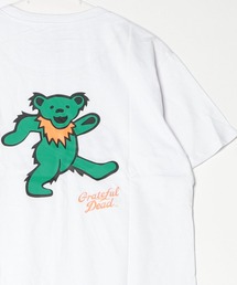 Grateful Dead（グレイトフルデッド）の「GRATEFUL DEAD グレイトフル・デッド 接触冷感加工 ダンシングベア ロゴ バックプリント 半袖Tシャツ（Tシャツ/カットソー）」