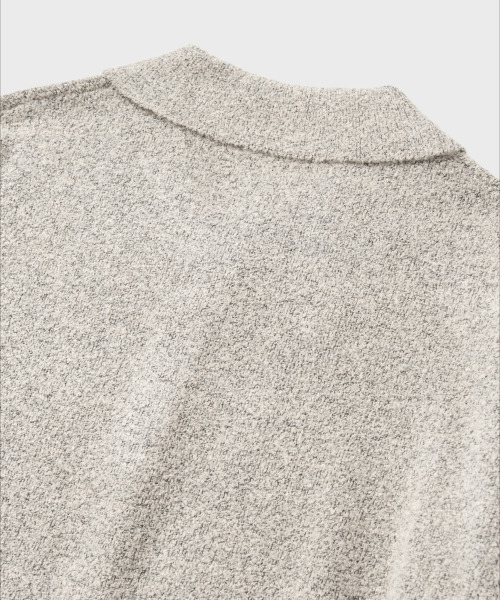 NONBLANK(ノンブランク)の「ポロカラー ニット_IVORY(ニット/セーター・メンズ・アイボリー・LARGE/X-LARGE)」の5枚目の写真