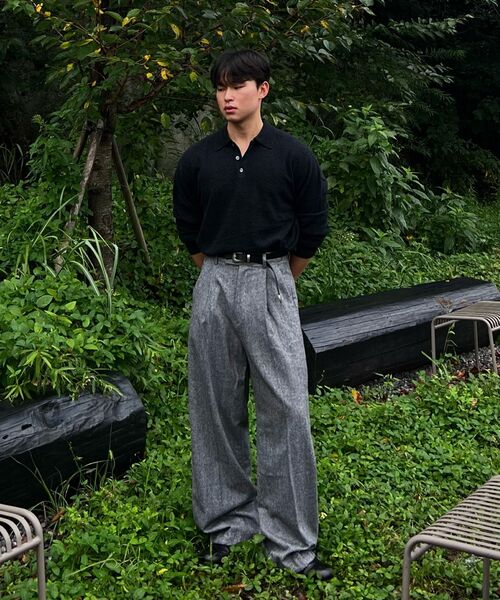 NONBLANK(ノンブランク)の「ポロカラー ニット_IVORY(ニット/セーター・メンズ・アイボリー・LARGE/X-LARGE)」の19枚目の写真