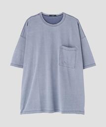 YLEVE（イレーヴ）の「YLEVE / COTTON RAYON PIGMENT DYE POCKET T-SHIRT（Tシャツ/カットソー）」