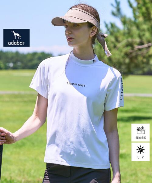 adabat（アダバット）の「【ADABAT NAVY】クールタッチロゴライン