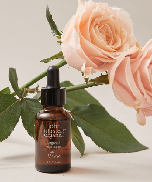 john masters organics(ジョンマスターオーガニック)の「ARオイル ローズ(アルガン)30mL(ヘアオイル/ヘアミルク・レディース・ブラウン・FREE)」の1枚目の写真