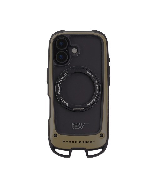 ROOT CO.（ルート）の「iPhone 17/17e/16e 専用 ROOT CO. GRAVITY Shock Resist Case Hold Plus. ケース（スマホケース/カバー・メンズ・ホワイト/カーキ/アッシュブラウン/ブラック・iPhone 17/iPhone 16e/17e）」の3枚目の写真