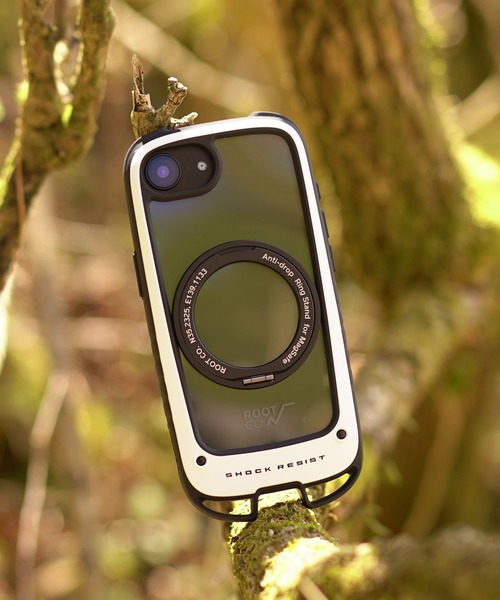 ROOT CO.（ルート）の「iPhone 17/17e/16e 専用 ROOT CO. GRAVITY Shock Resist Case Hold Plus. ケース（スマホケース/カバー・メンズ・ホワイト/カーキ/アッシュブラウン/ブラック・iPhone 17/iPhone 16e/17e）」の2枚目の写真