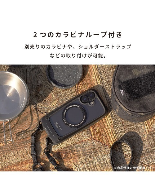 ROOT CO.（ルート）の「iPhone 17/17e/16e 専用 ROOT CO. GRAVITY Shock Resist Case Hold Plus. ケース（スマホケース/カバー・メンズ・ホワイト/カーキ/アッシュブラウン/ブラック・iPhone 17/iPhone 16e/17e）」の10枚目の写真